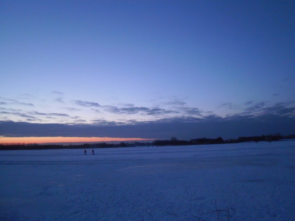 met besneeuwde genen