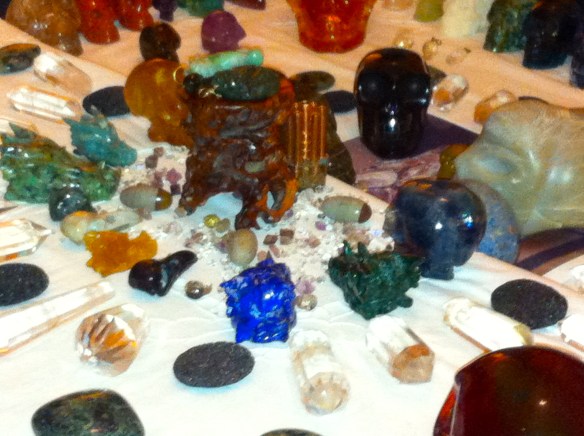 kristallen schedelveld