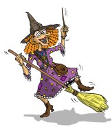 heksen OP BEZEMSTEEL