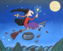 heksen OP BEZEMSTEEL