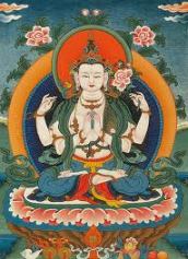 Avalokiteshvara . De Boeddhistische bodhisattva van 'Great Compassion'.