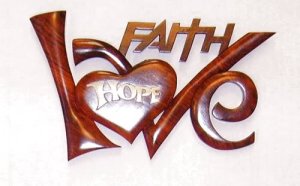 GELOOF, HOOP , LIEFDE