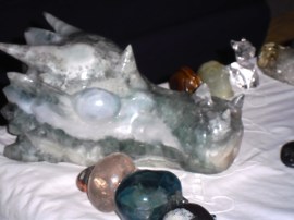 Kristallen schedelmeditatie, veld van transformatie, mannelijke en vrouwelijk in evenwicht brengen