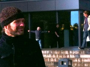 knappe man met baard