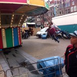 FESTIVAL NIEUWMARKT AMSTERDAM 2014, zweefmolen, ouderwetse zweefmolen