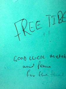 Free Tibet,Wensboom, Oosterpark, Amsterdam, april 2014