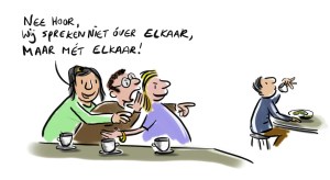 roddelen, achterklap. kwaadspreken, over anderen kletsen