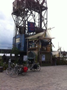 MAS, Museum aan de Stroom, Antwerpen, alternatief terrasje naast het MAS