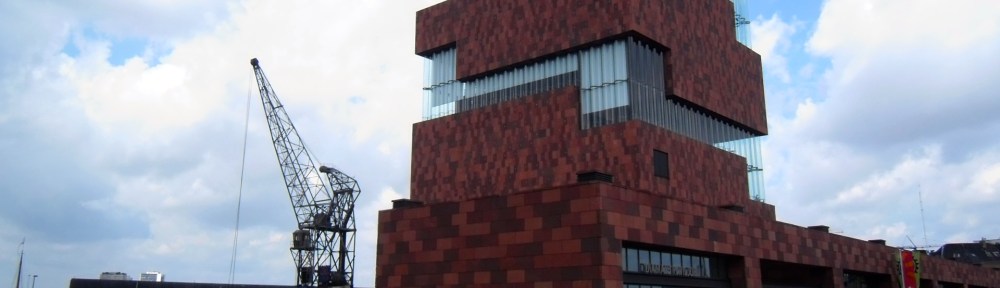 MAS, Museum aan de Stroom, Antwerpen, alternatief terrasje naast het MAS