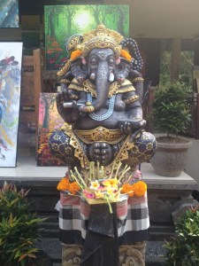 altaar voor Ganesha, verering ,GANESHA, FOTO, OLIFANTENGOD, 