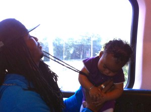 baby, klein meisje, mannen uit Dominikaanse republiek, rastahaar, rastaman met baby