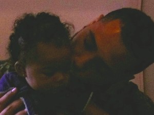 baby, klein meisje, mannen uit Dominikaanse republiekmet baby