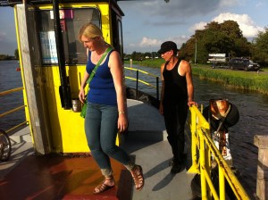 veerpont,veertje Zijldijk, Warmond, knappe man