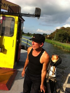 veerpont,veertje Zijldijk, Warmond, knappe man