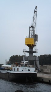 hijskraan,havens van Amsterdam, havensafari