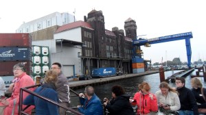 hijskraan,havens van Amsterdam, havensafari, nacht, schip, lichtjes in de nacht , munitie eiland