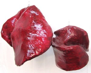 RianGeurts, Uitnodiging voor expositie, Baljuwbuis, Voorschoten, beeldhouwster, marmer en papier mache