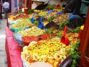 Marokko Marrakech, MAROKKAANSE WINKEL, KRUIDEN, VERSE KRUIDEN, 