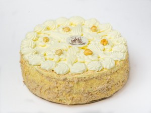 hazelnoot creme taart, maison Kelder, lekkere