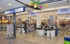 action, kassa, goedkope winkel