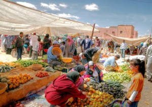Marokko Marrakech, MAROKKAANSE WINKEL, KRUIDEN, VERSE KRUIDEN, 