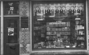 ouderwetse leesbibliotheek