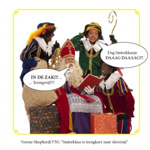 Verenigde Staten en Zwarte Piet, bitch, in de zak, sinterklaas