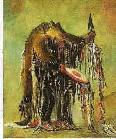 sjammaan, grote muts, bont, magie