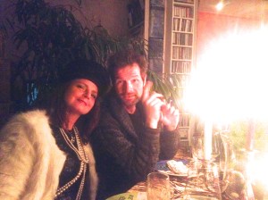 kerstdiner, eten met vrienden, dinnerparty