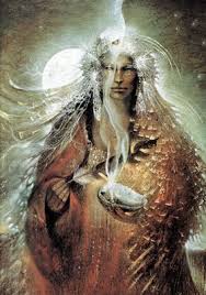 sjammaan, grote muts, bont, magie