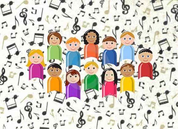 Koortje,koor, zingen, zingen maakt blij, muziek