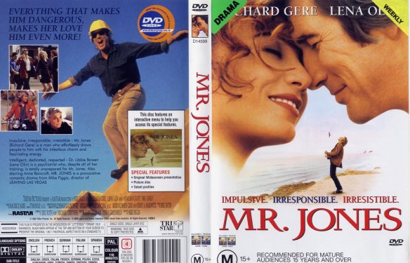 Mr. Jones, fil, Richard Geere, psychiatrisch patient,