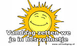 IN HET ZONNETJE ZETTEN, zonnetje, zon, verwennen, sunshine, 