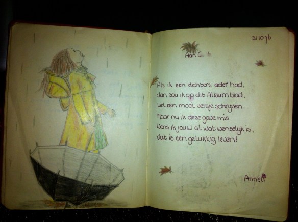 op vrijdagmiddag tijdens de tekenles poezie. poëziealbumversjes, poëziealbum, poëzieplaatjes, gedichtjes, in poëziealbum