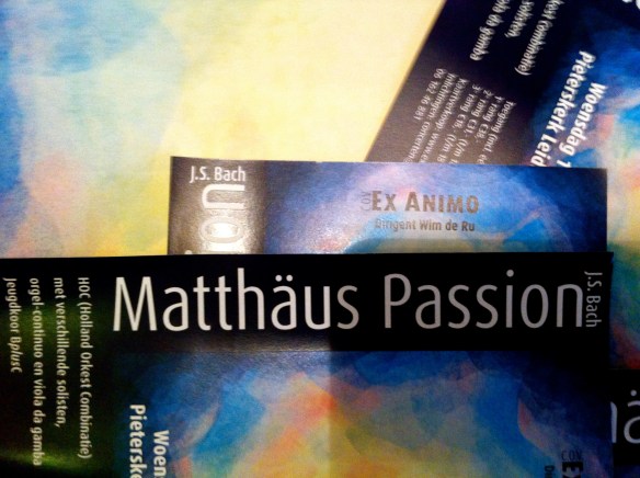 'Ex Animo' ,Matthäus-Passion van Johan Sebastian Bach, 2015