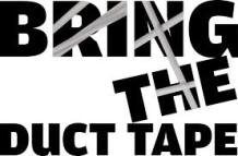 tape logo, Duck Tape, Duct Tape, plakband, sterk klevend, 