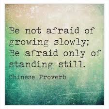 afraid, moving forward, standing still, slowly