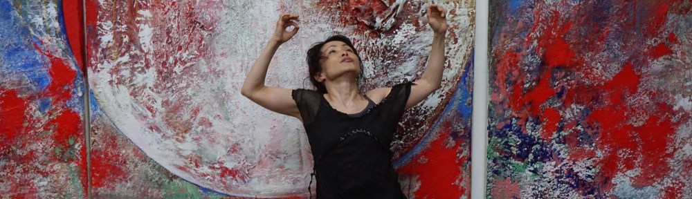 Risa Takita dans en Kees Kort op de shakuhachi , Creative Celebration, klankschalen, concert, percussie