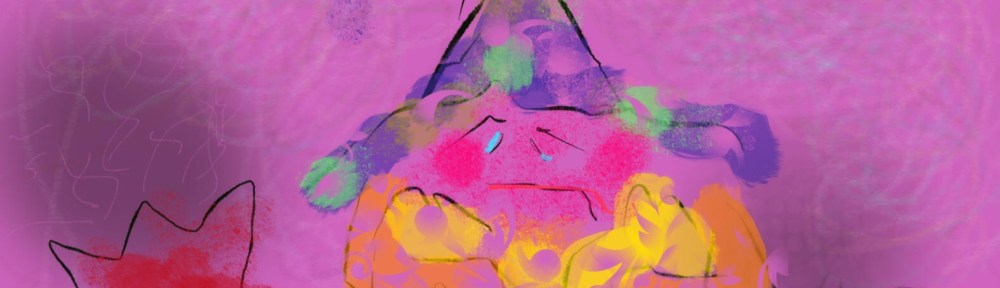 © Toverheks.com, sombere heks, in zak en as zitten, angst, verdriet, in jezelf gekeerd, somber