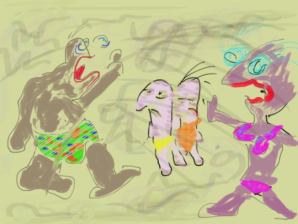 Af en toe gaan pa en moe met ons naar de speeltuin toe © Toverheks.com, boze die man, vrouw, kinderen, brullende vader, woede