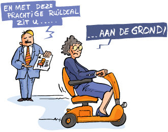scootmobiel, grappen over scootmobiel, lachen om 