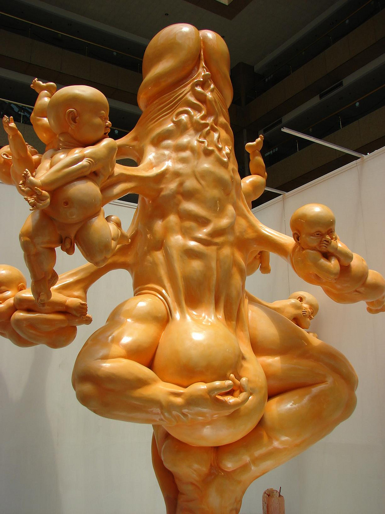 piemel, met engelen, aanbidden van penis, worship a penis,