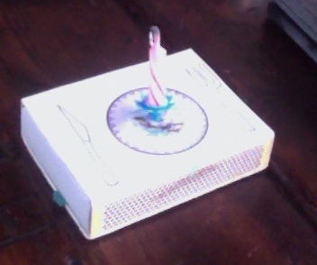 verjaardagsfeest in een luciferdoosje