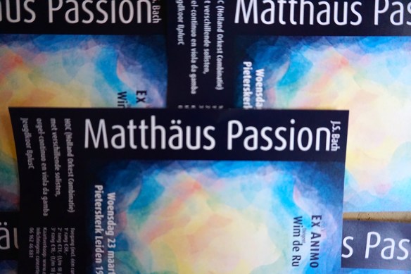 mattheus passion , ex animo, Leiden, oratoriumvereniging, Wim de Ru, 2016