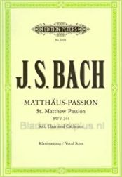 matthaus passion,  handtekening johann sebastian bach